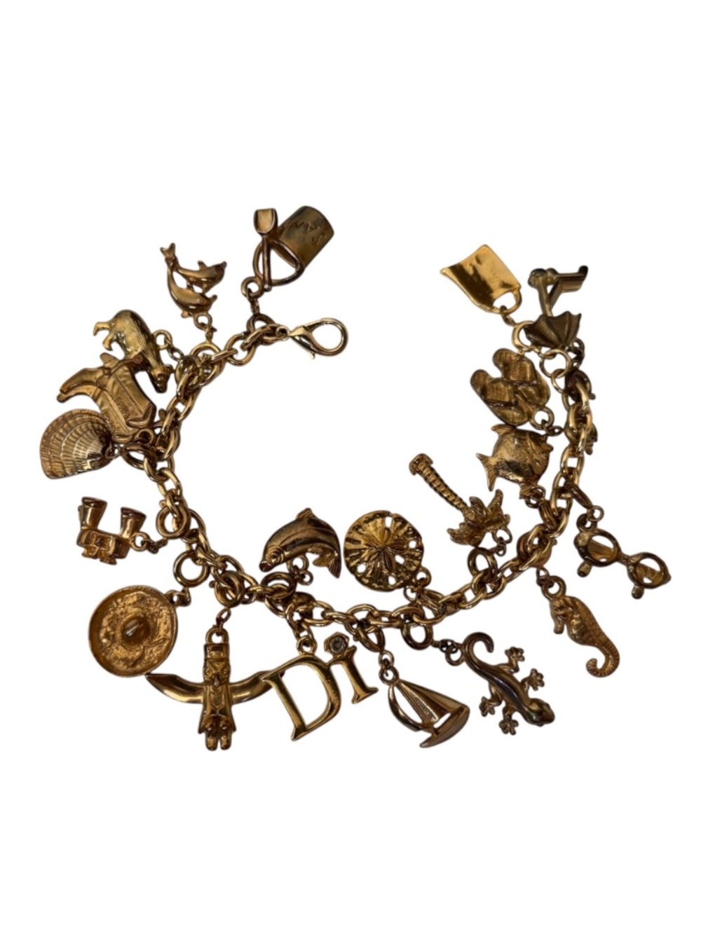 Vintage Travel Charm Bracelet